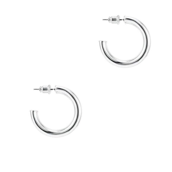 14K Gold Plated Hoop Earrings - Picture 1 of 3